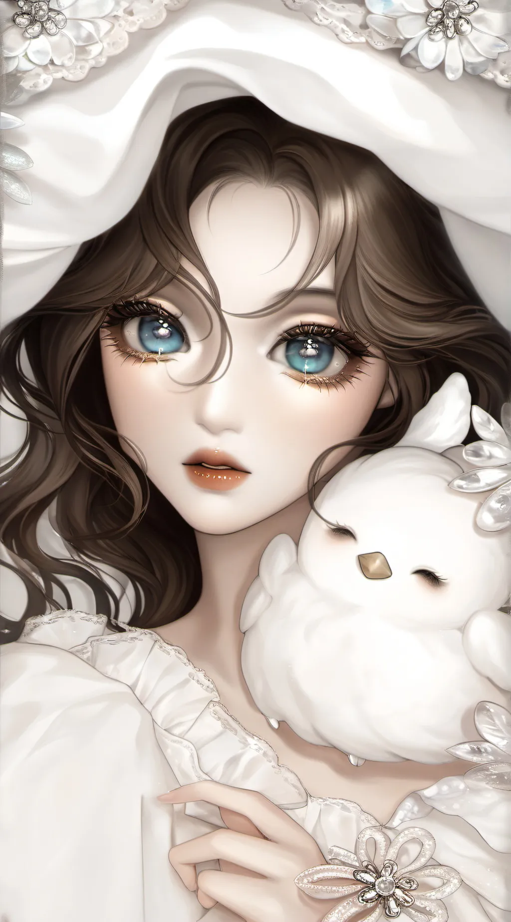 ai character: Cristal background