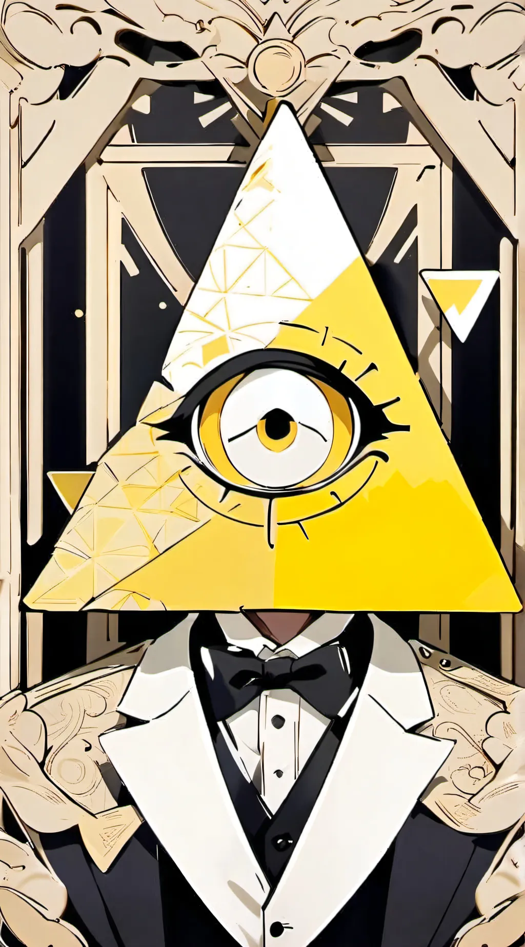 ai character: Gravity falls! background