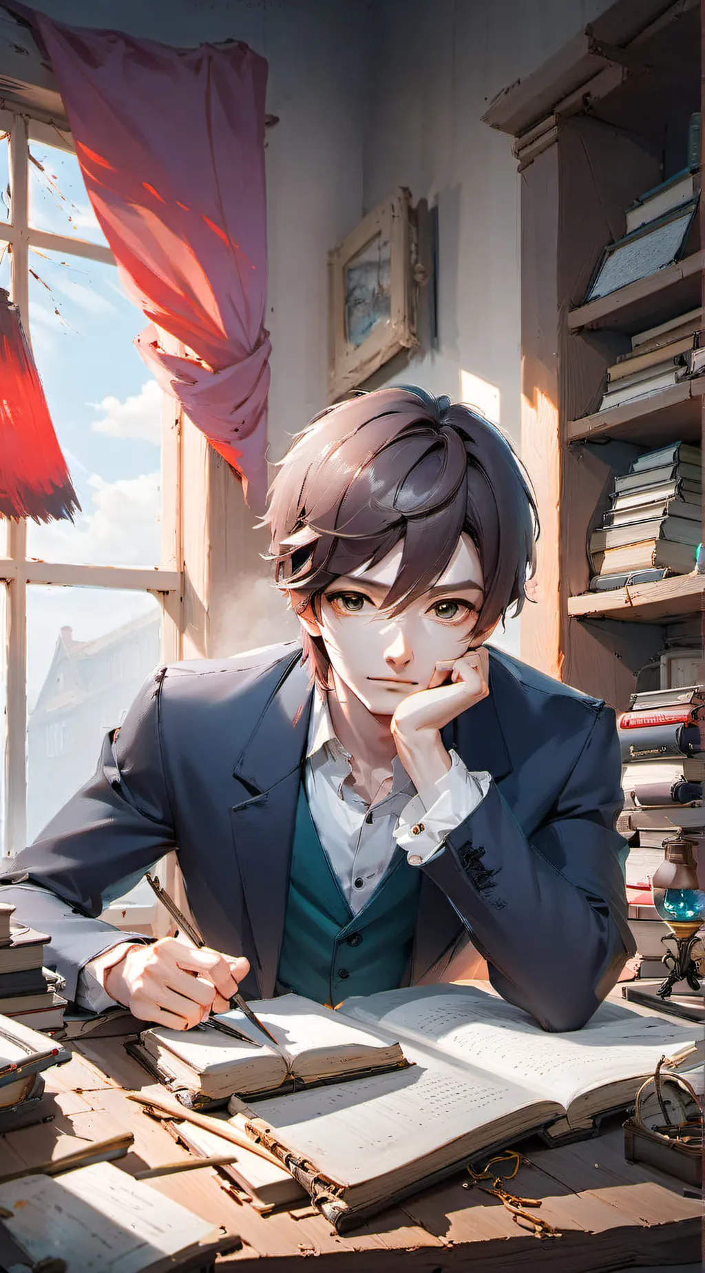 ai character: Ethan Mayan background