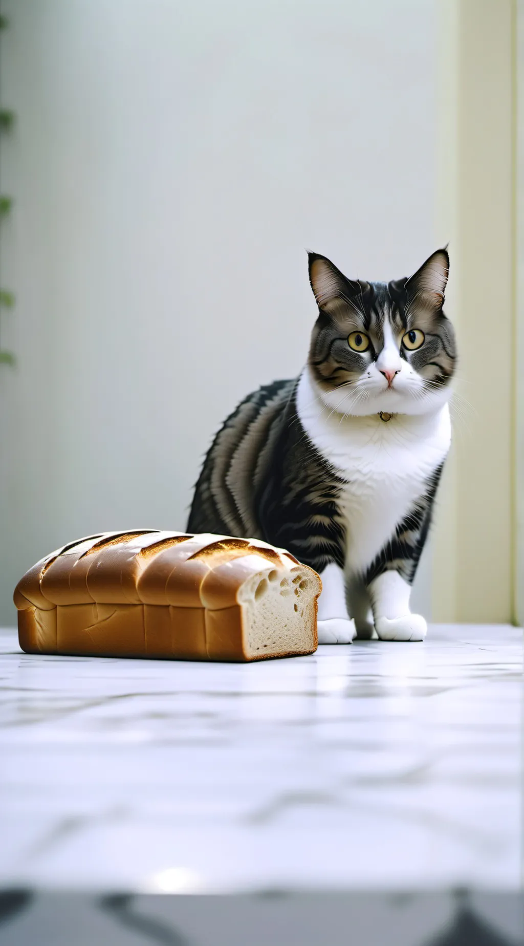 ai character: loaf cat background
