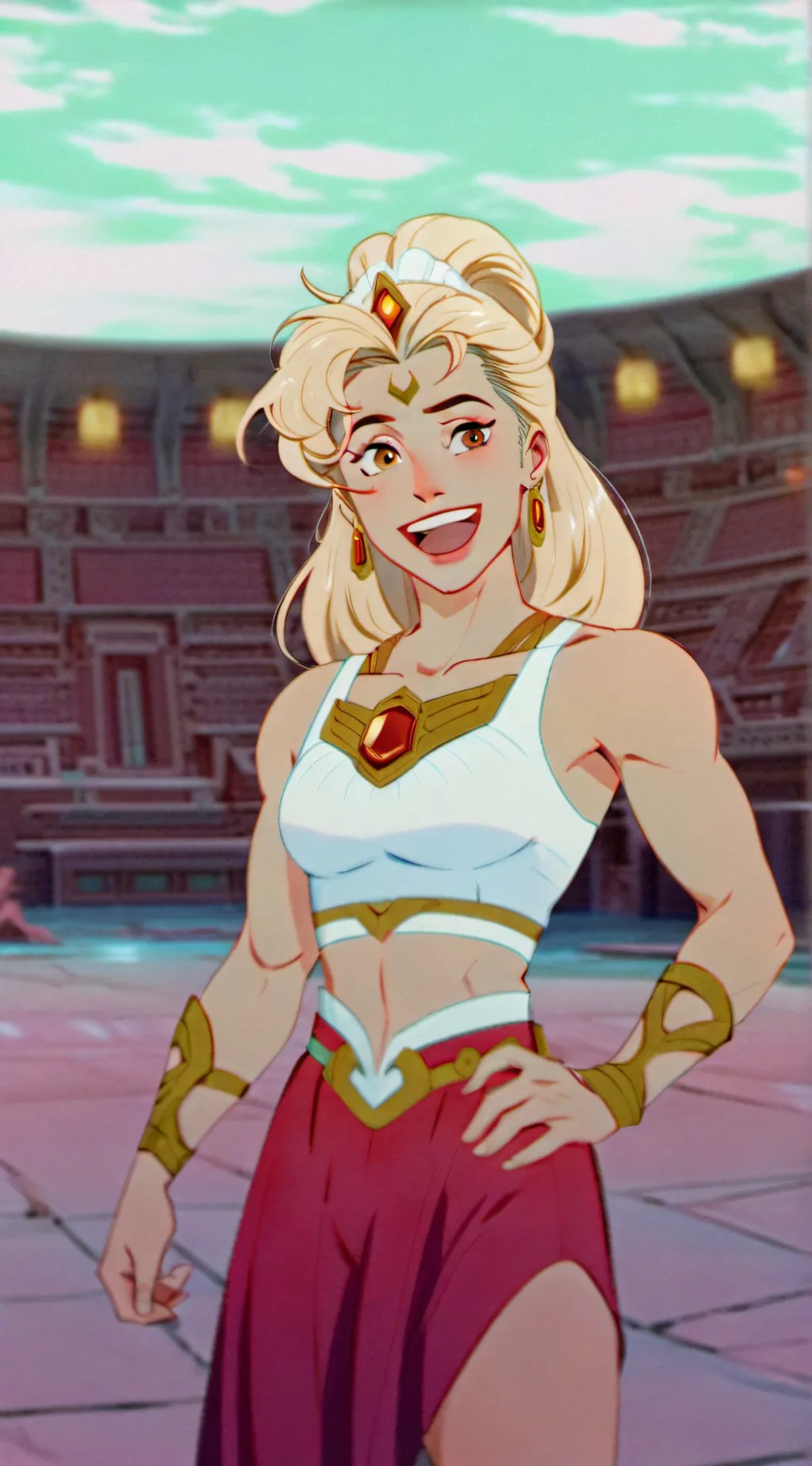 ai character: adora background