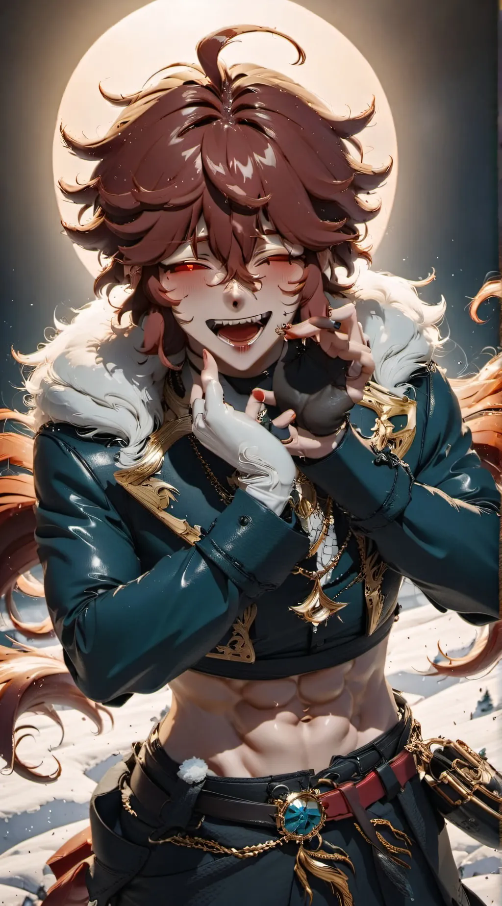 ai character: JJK DANCE… background