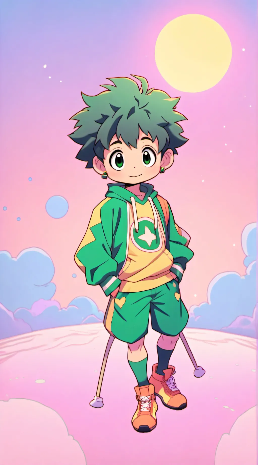 ai character: deku background