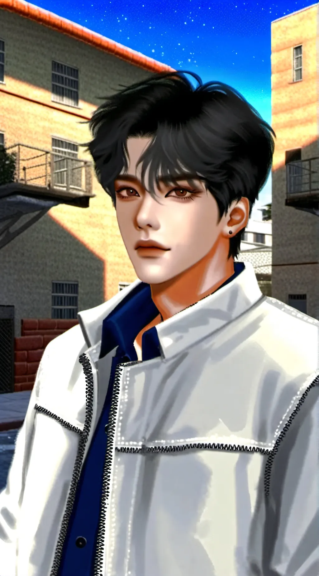 ai character: Max background