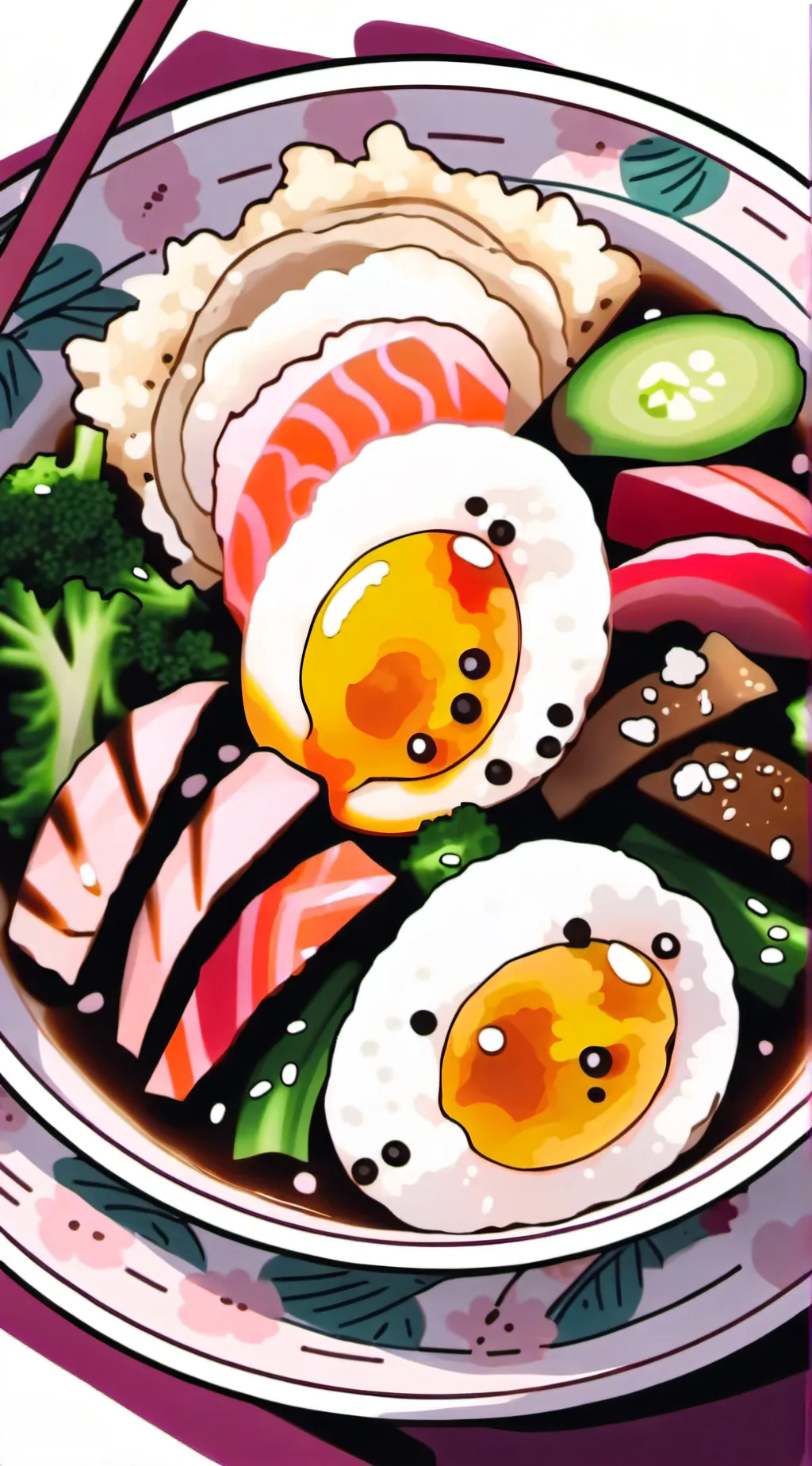 ai character: One piece  background