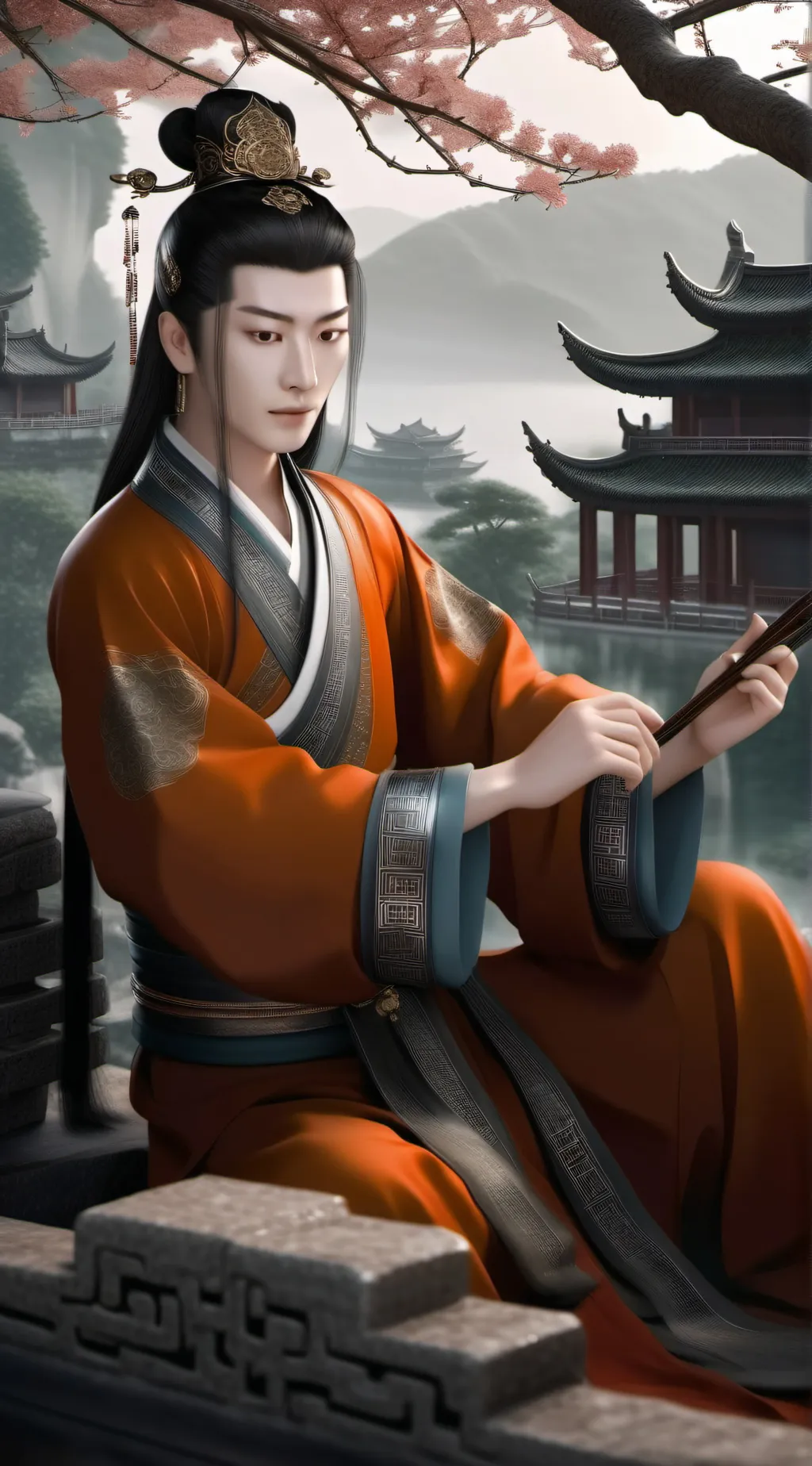 ai character: Jin Chen background