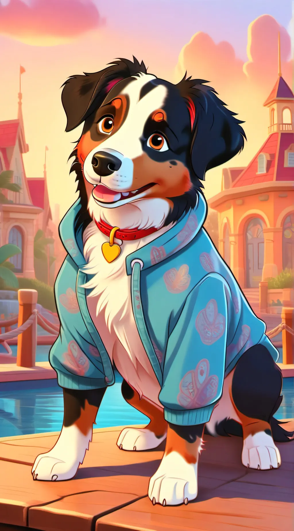 ai character: Elvis (My Dog :3) background