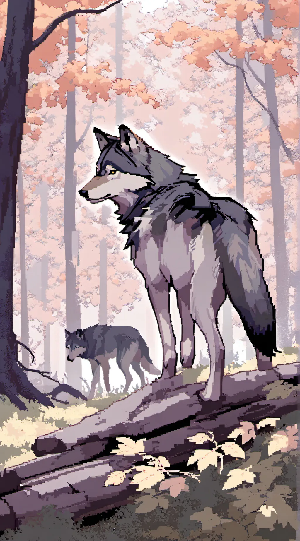 ai character: Wolf pack background