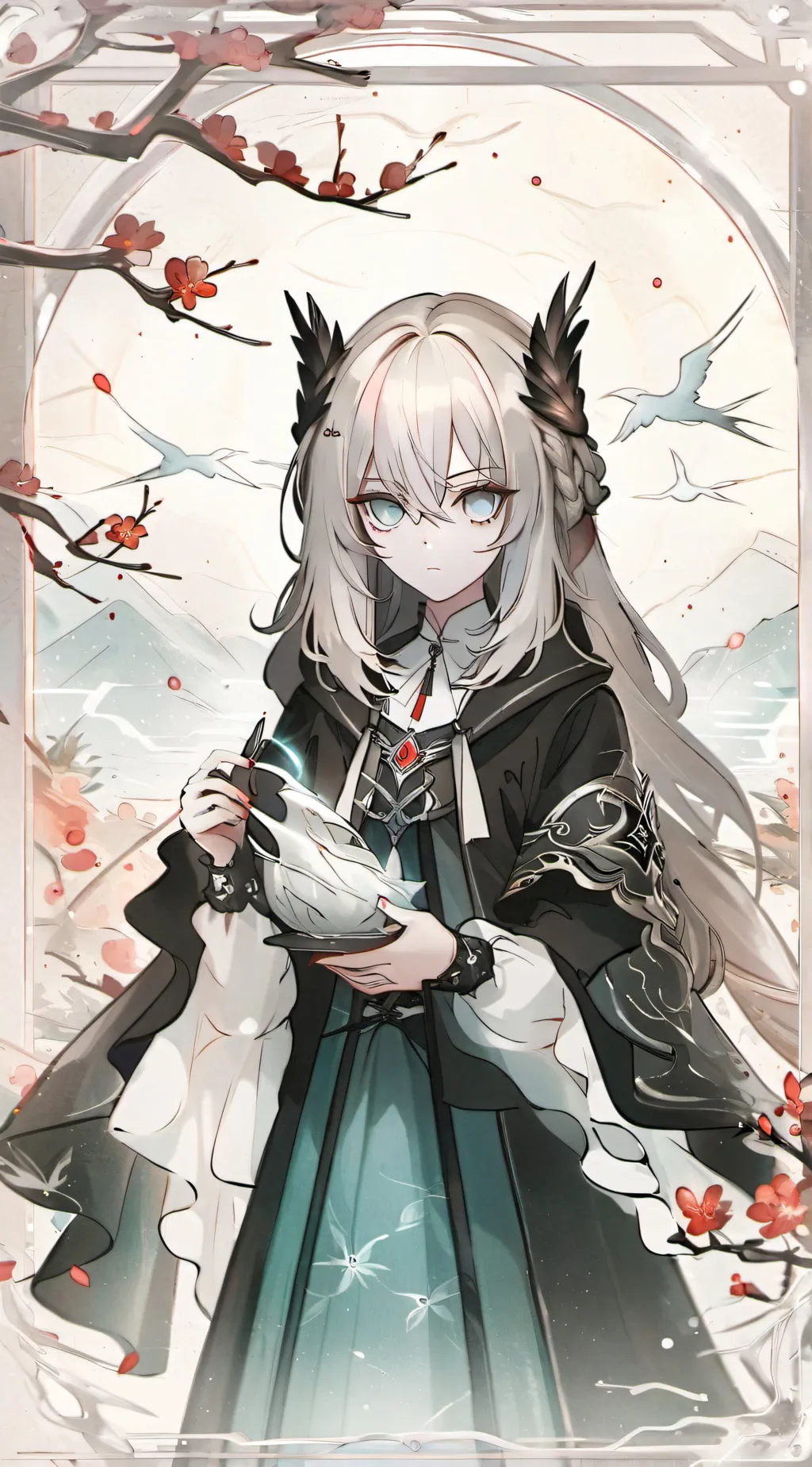 ai character: demon slayer  background