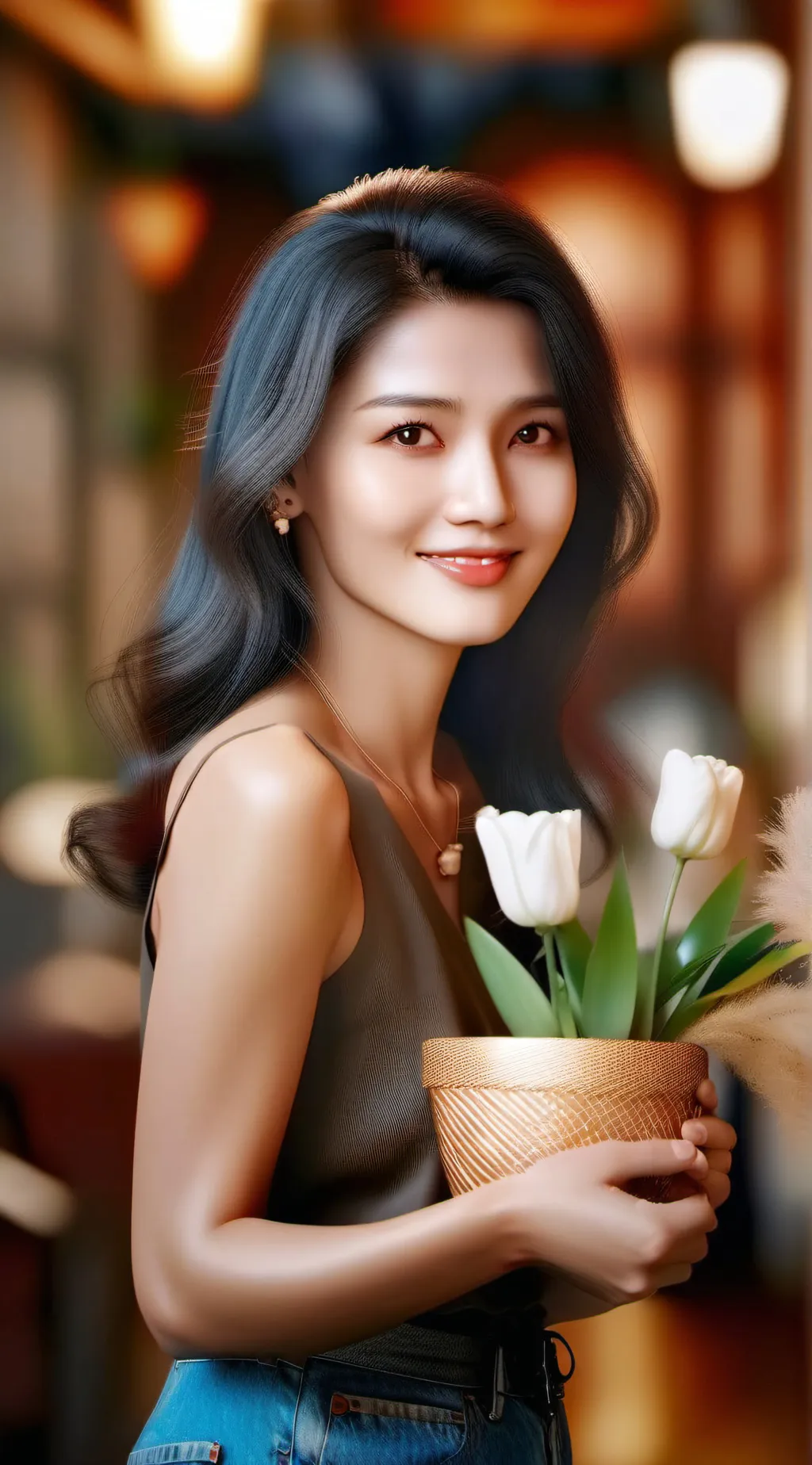 ai character: Lexy background