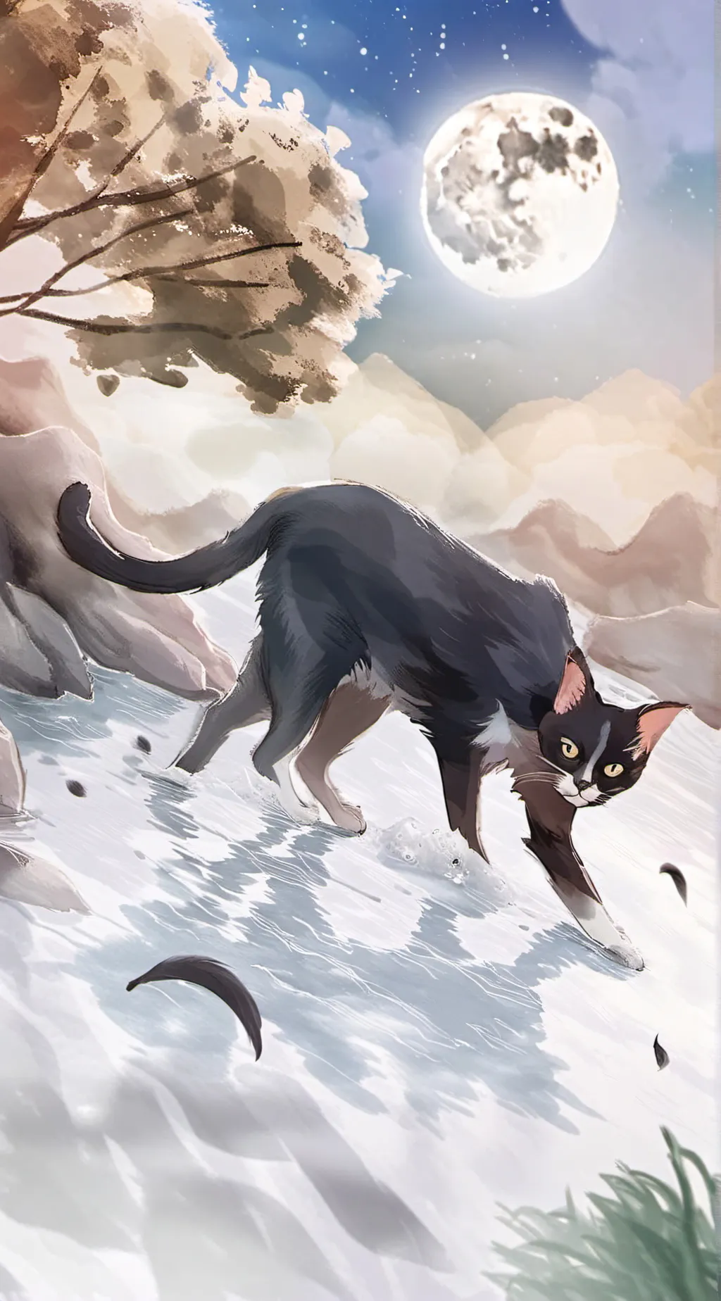 ai character: Curr'kat (OC) background