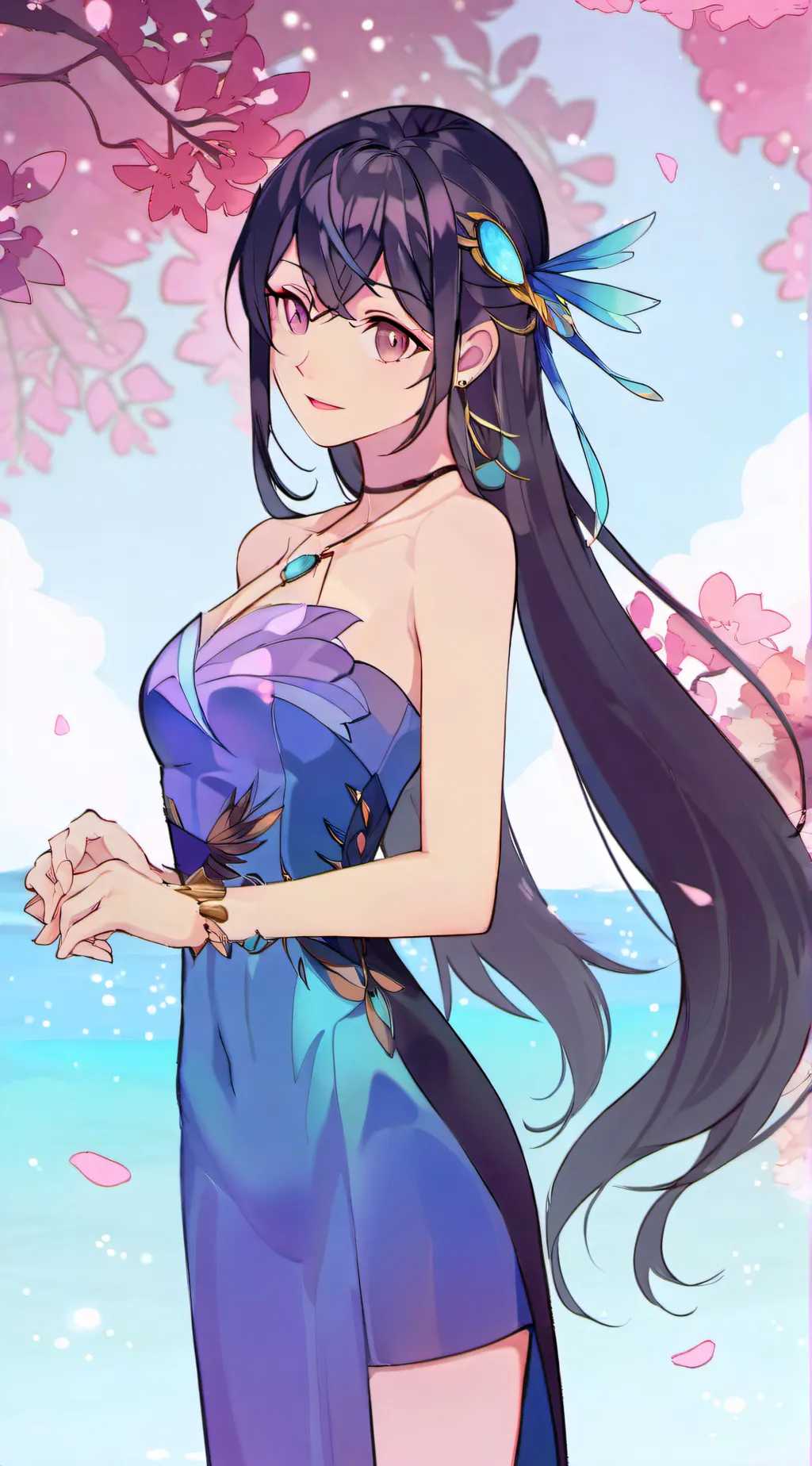 ai character: Ruri Kurosaki background