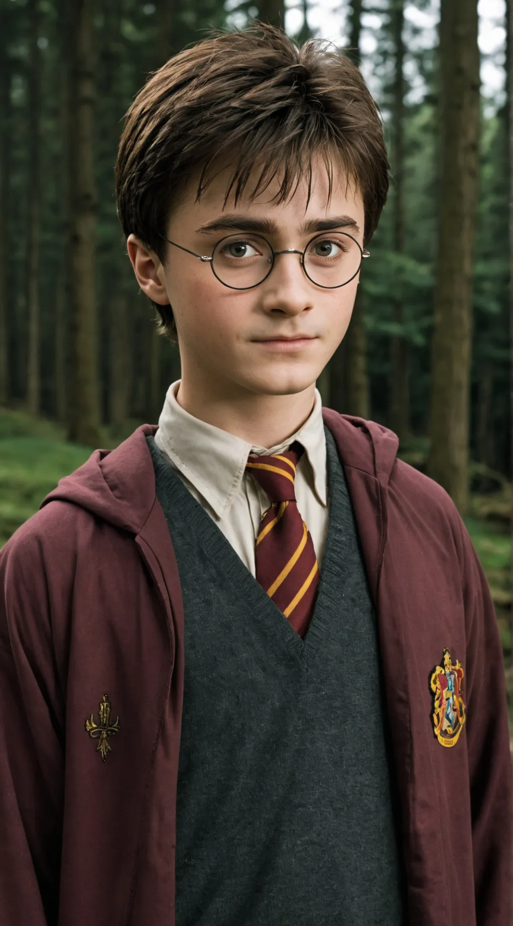ai character: Harry Potter  background