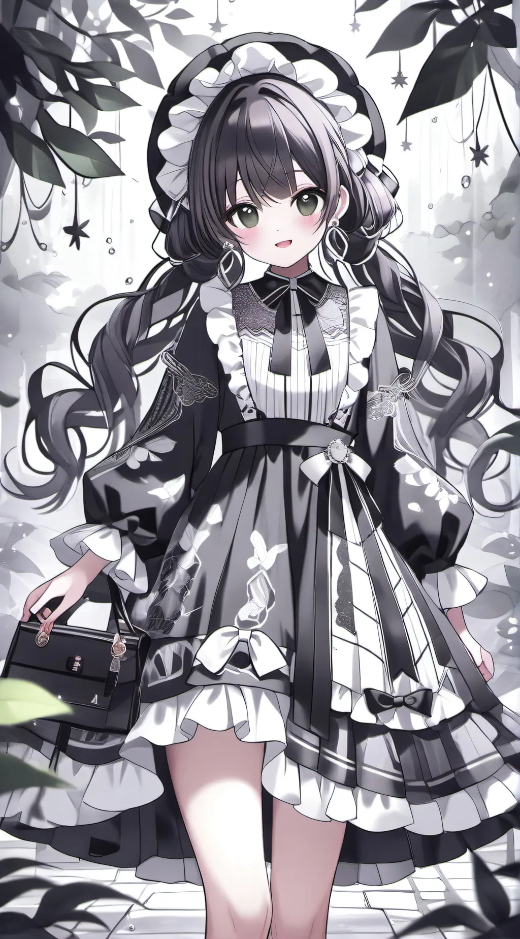 ai character: Luna and Lizzy background