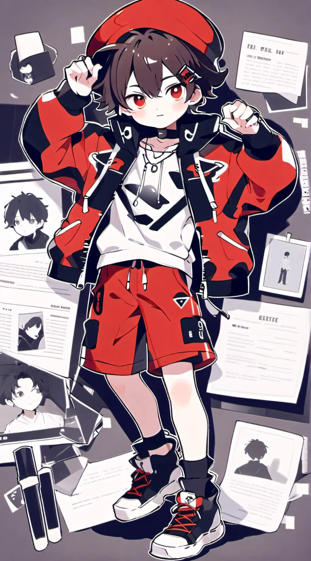 ai character: Cash background