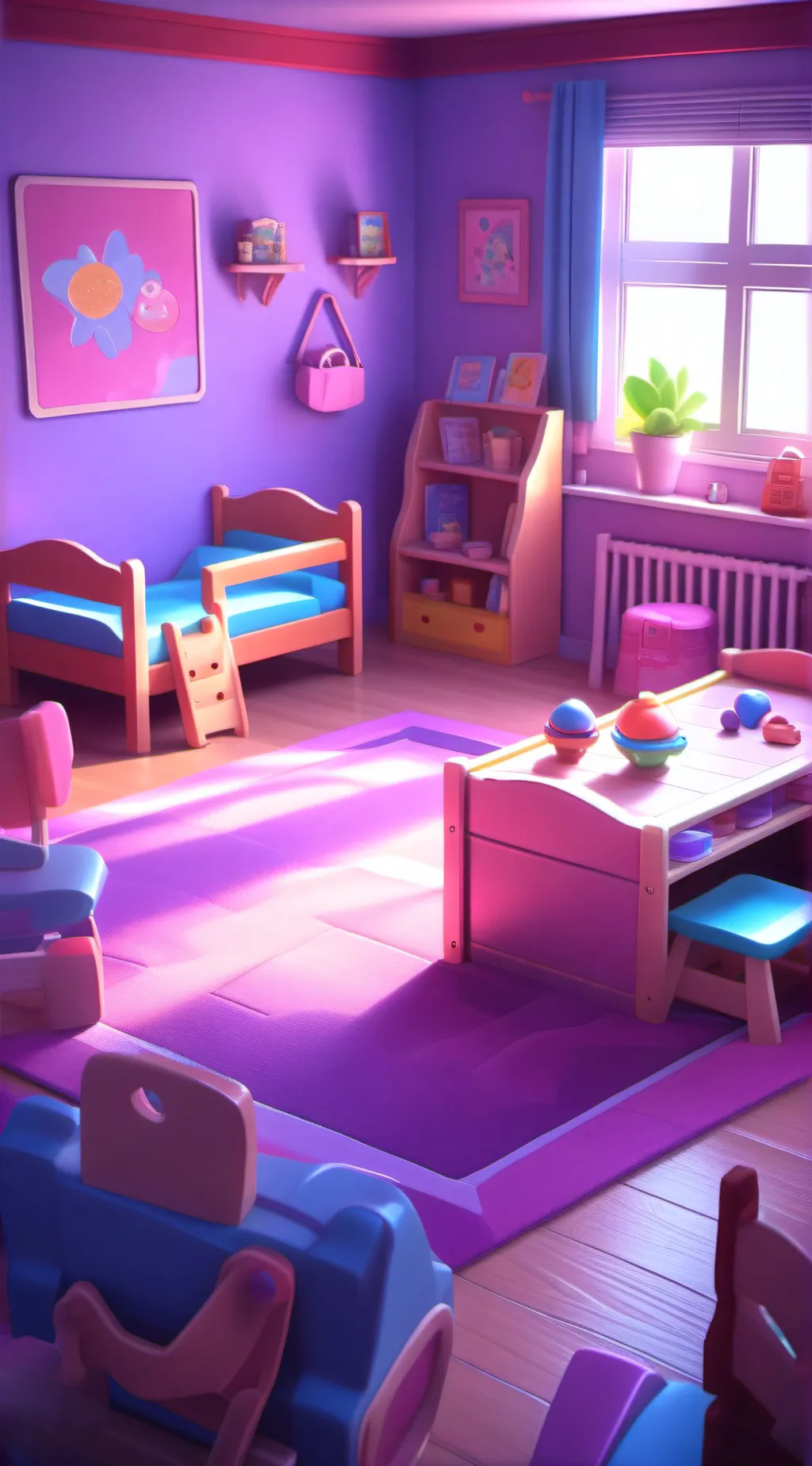 ai character: Daycare (Roblox) background