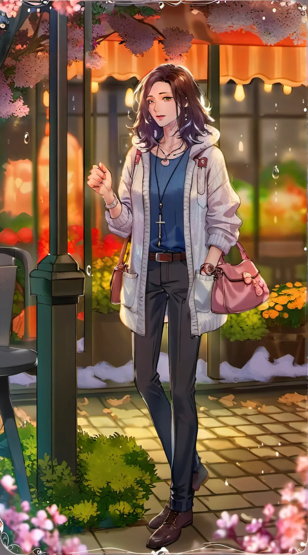 ai character: Tímea Lumen background