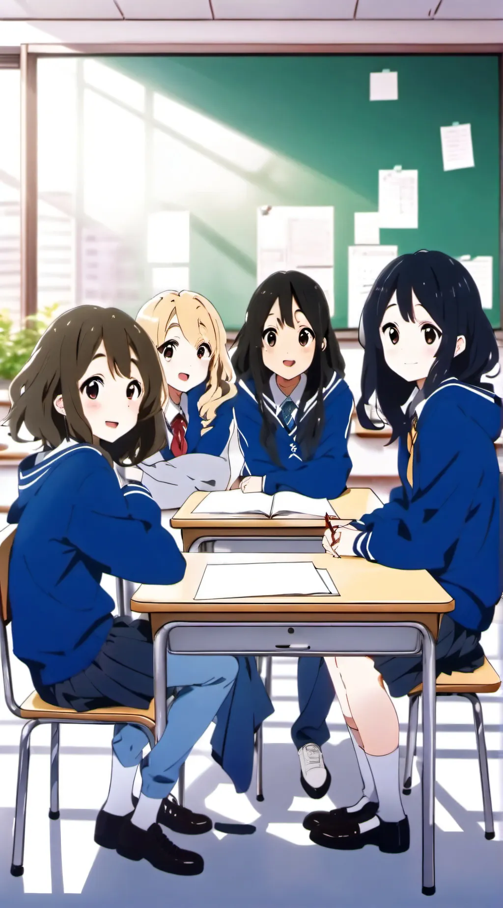 ai character: Every harem anime background