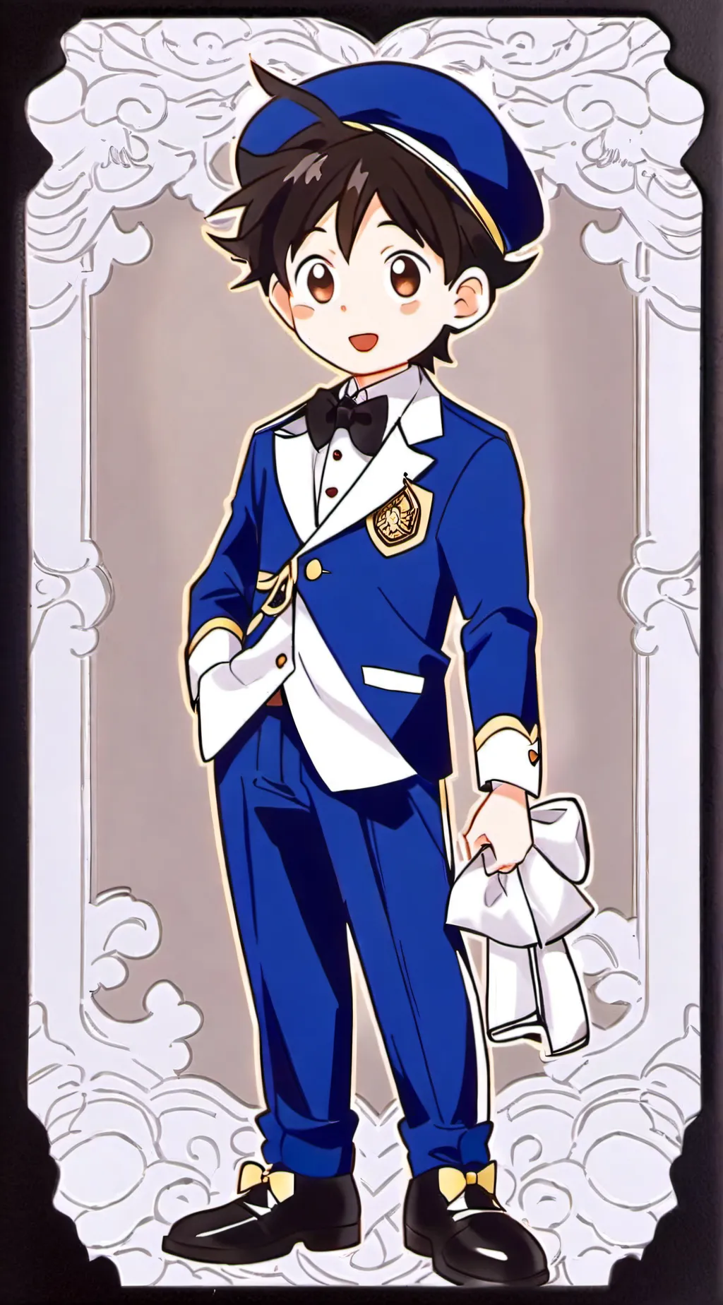 ai character: Conan edugawa background