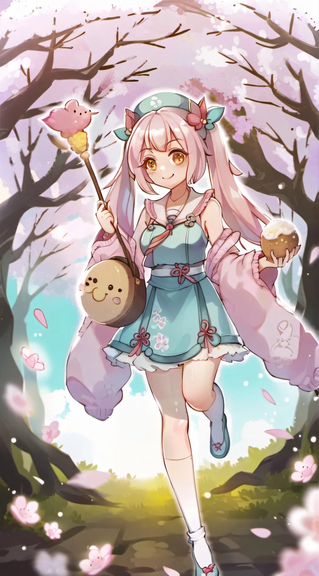 ai character: Sakura Miku! background