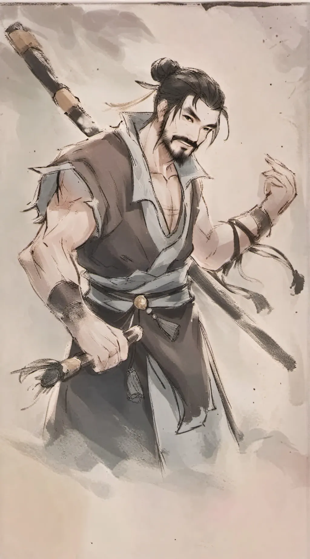 ai character: 李酒鬼 background