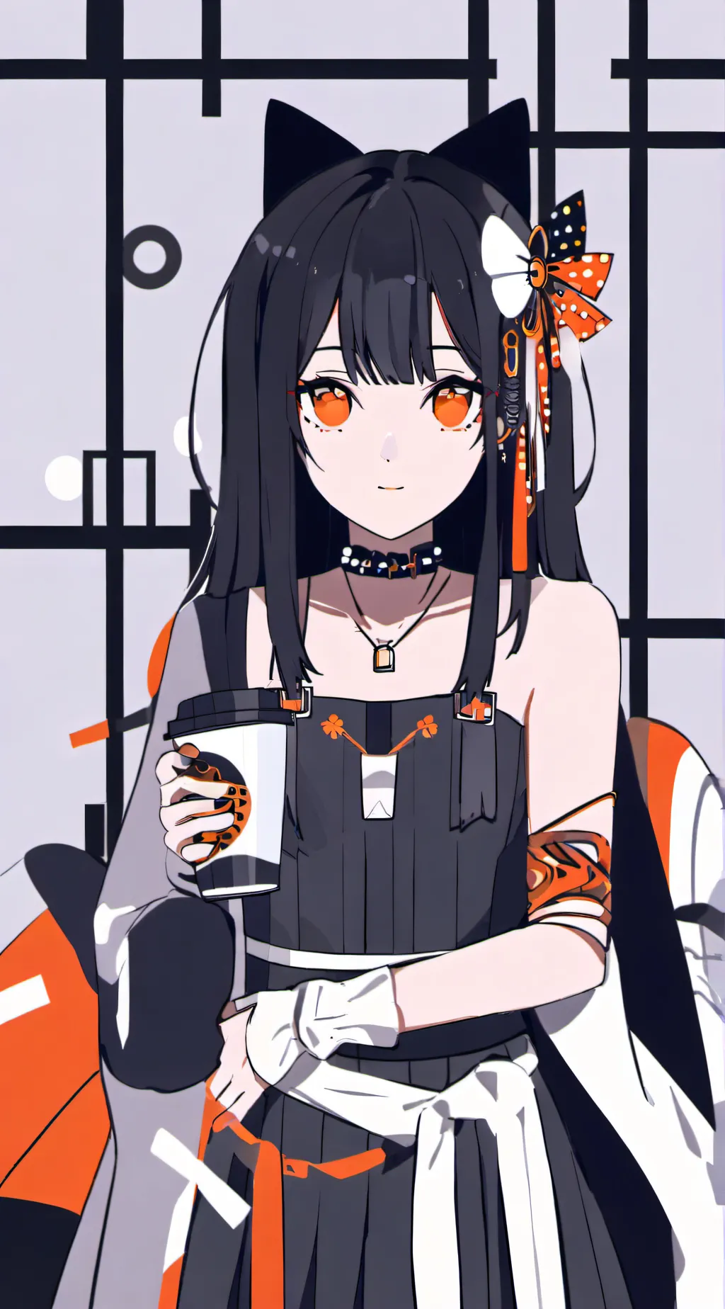ai character: Zoey😀 background
