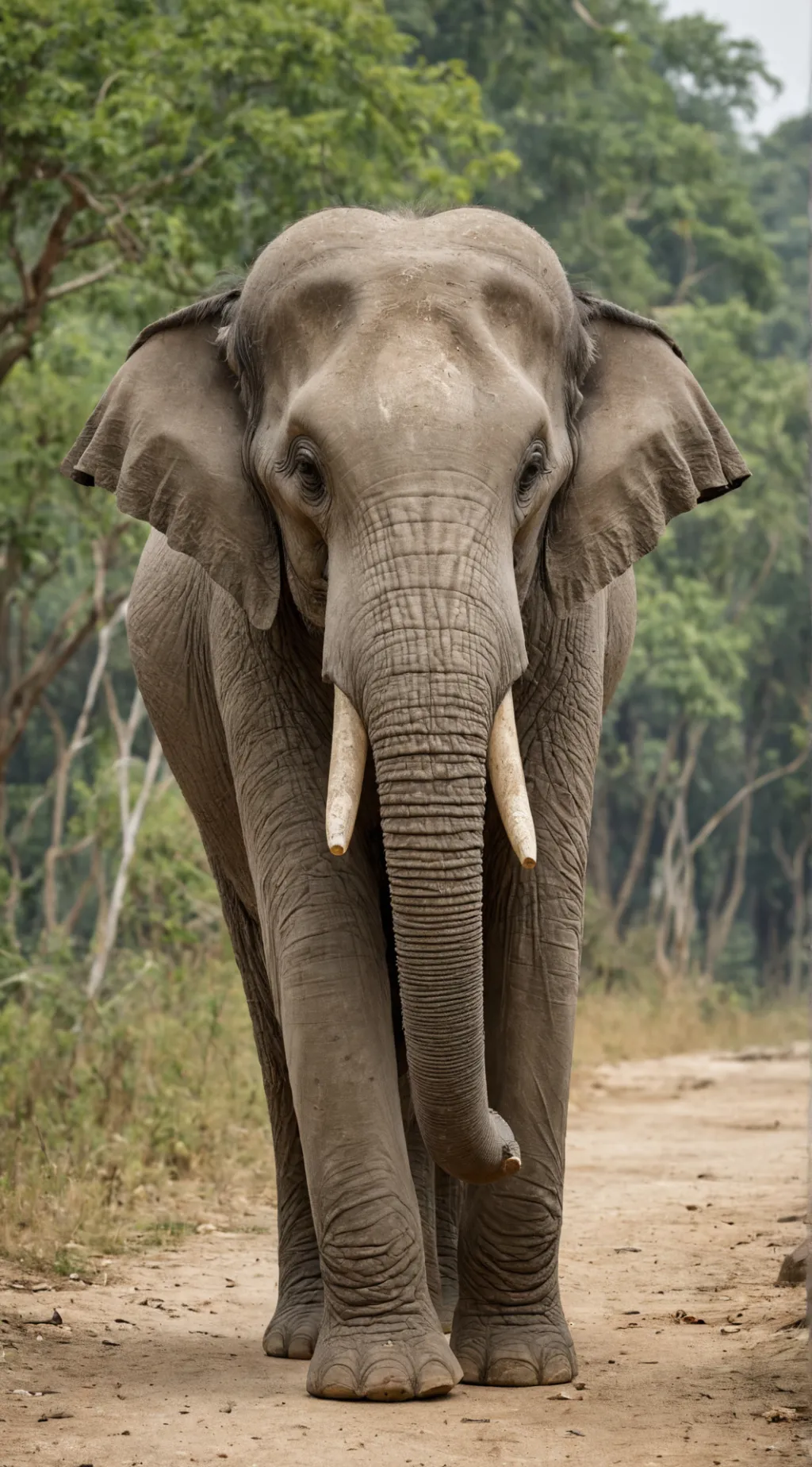 ai character: Indian Elephant background