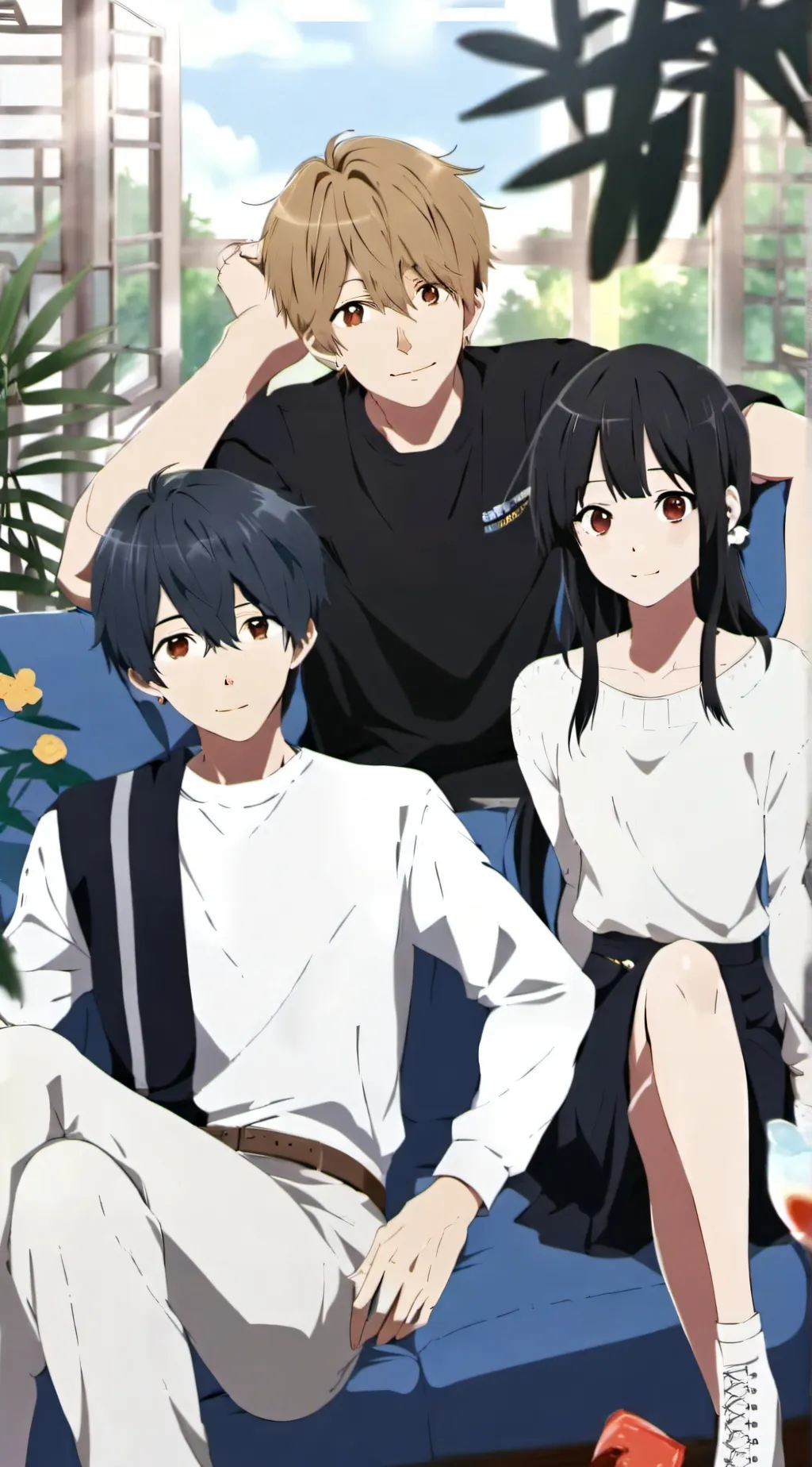 ai character: Ren,Hiro and Hima background