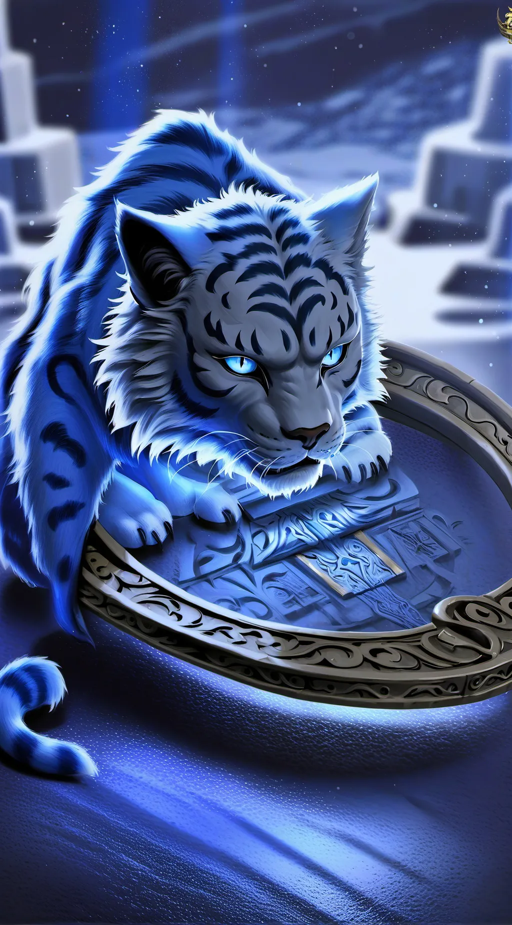 ai character: Wampus cat background