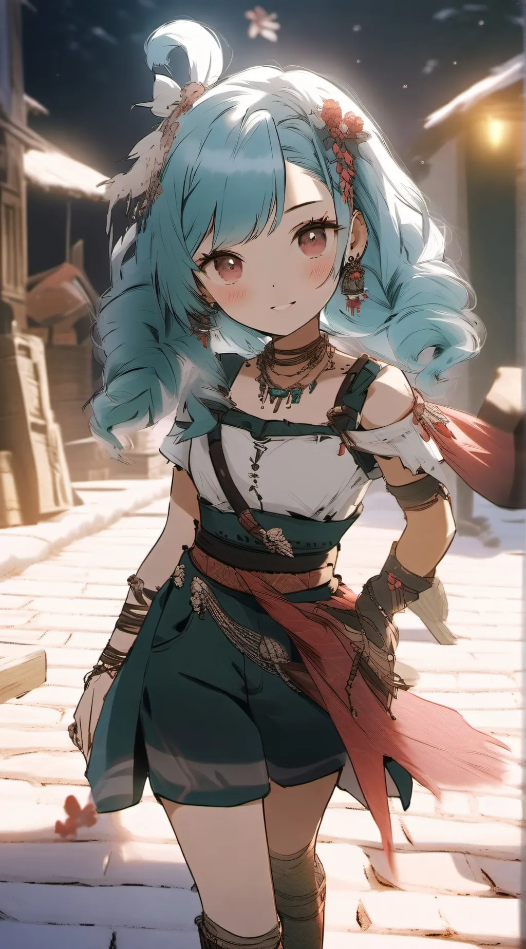 ai character: Baby girl background