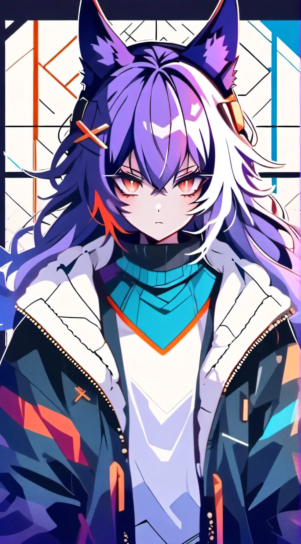 ai character: Scarlet background