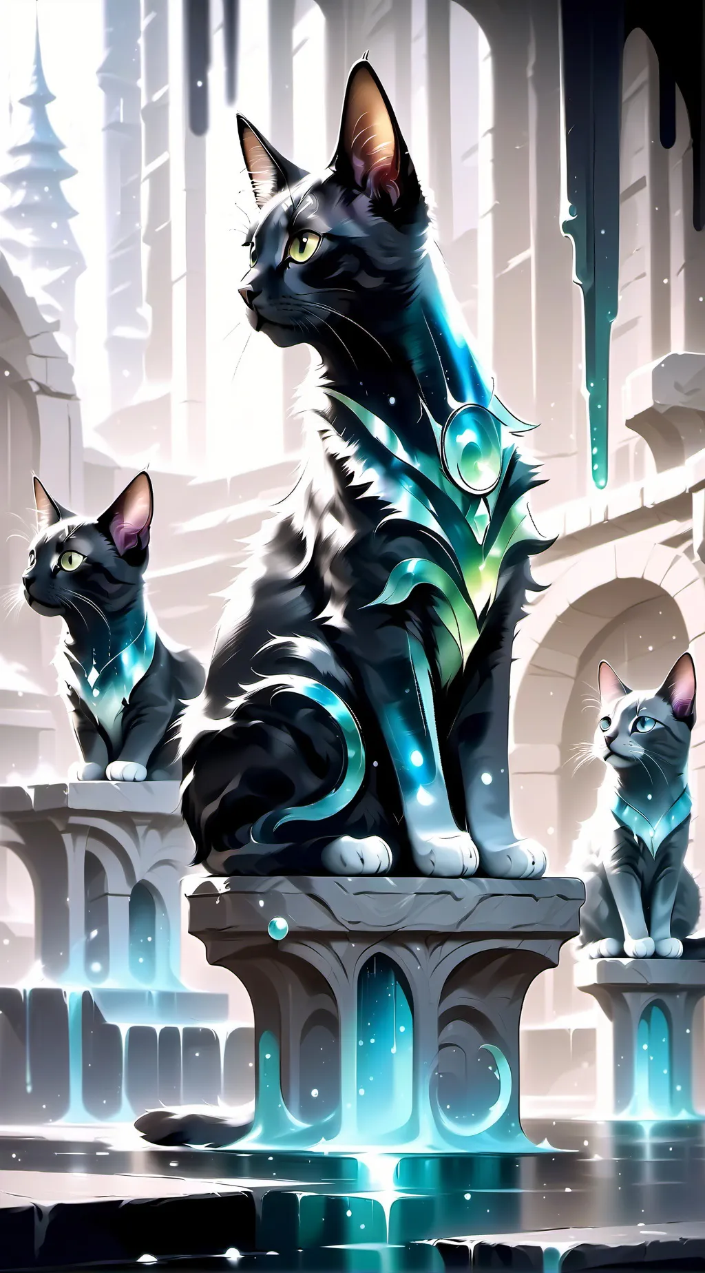 ai character: mom cat background