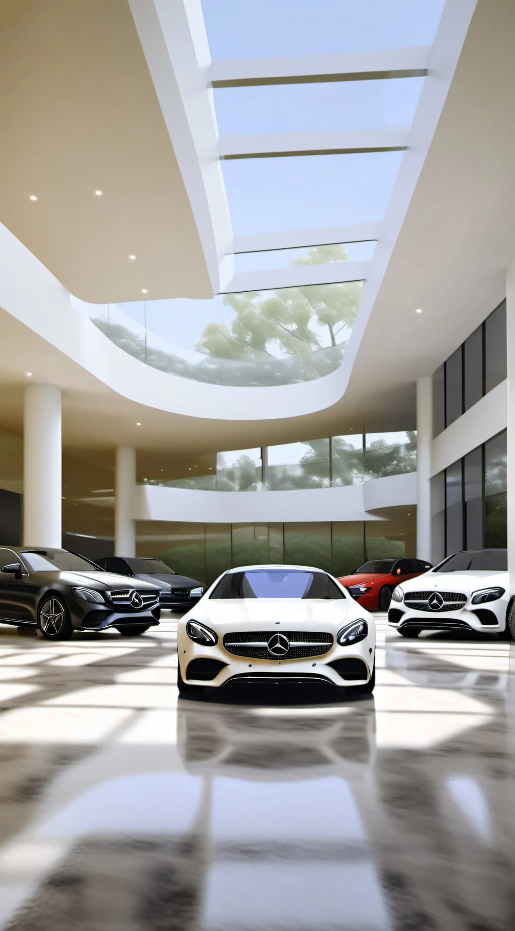 ai character: Mercedes dealer background