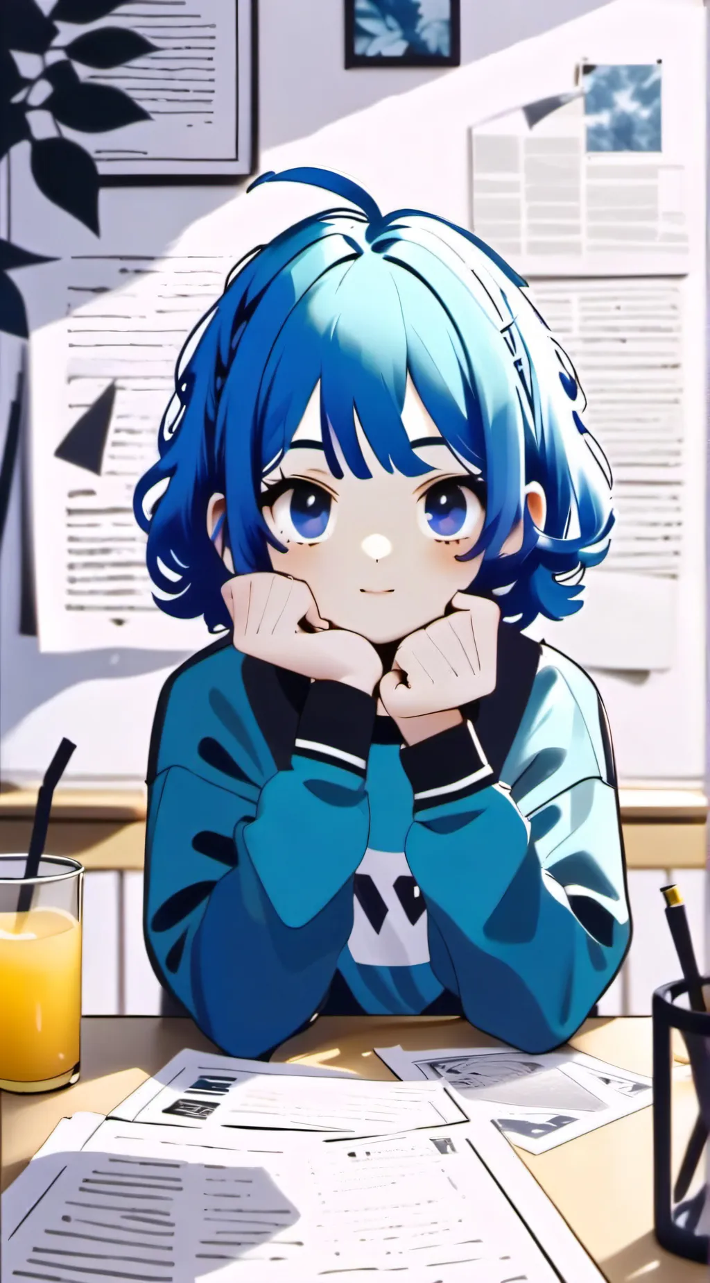 ai character: Denise  background