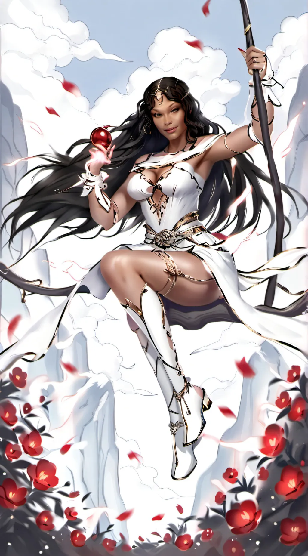 ai character: Angel  background