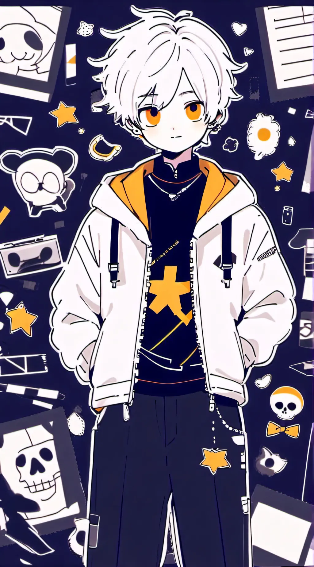 ai character: Sans and Nala background