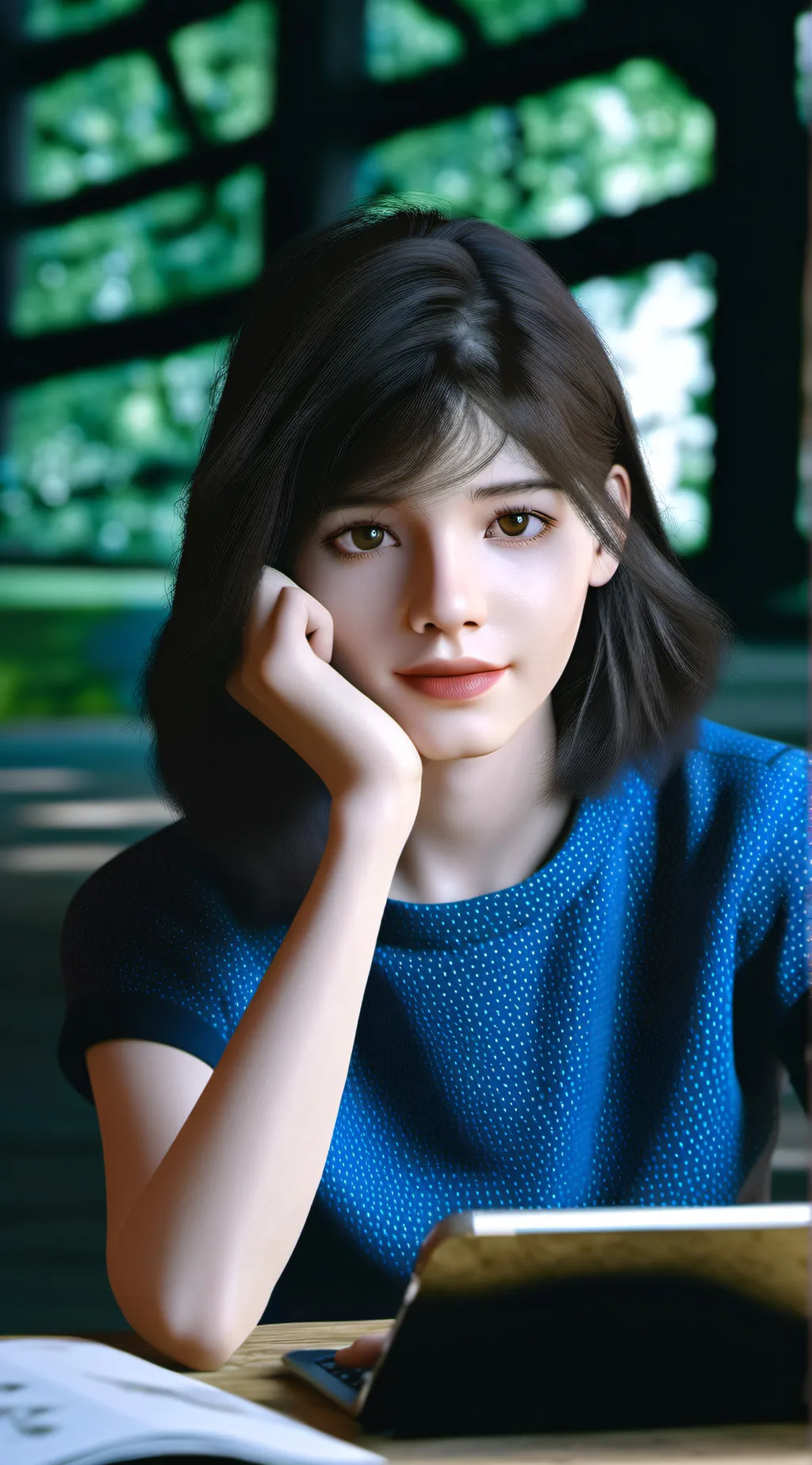 ai character: bbgirl background