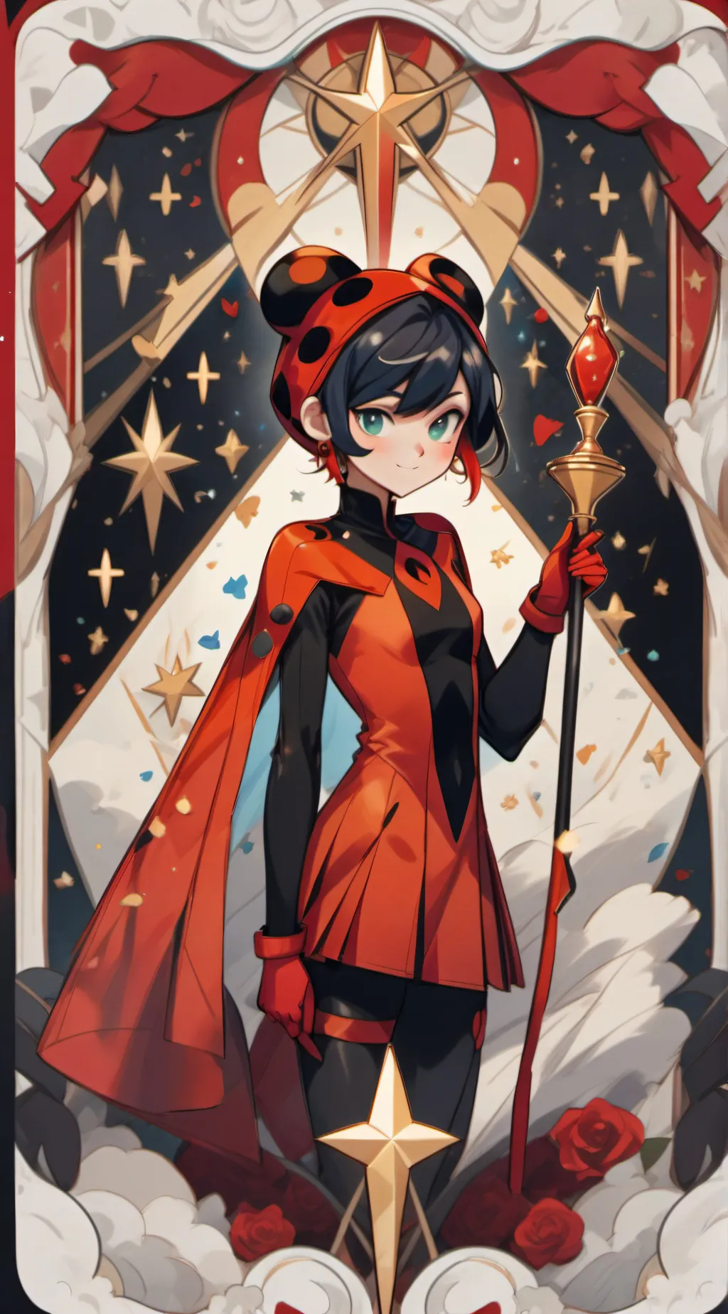 ai character: Miraculous larp background