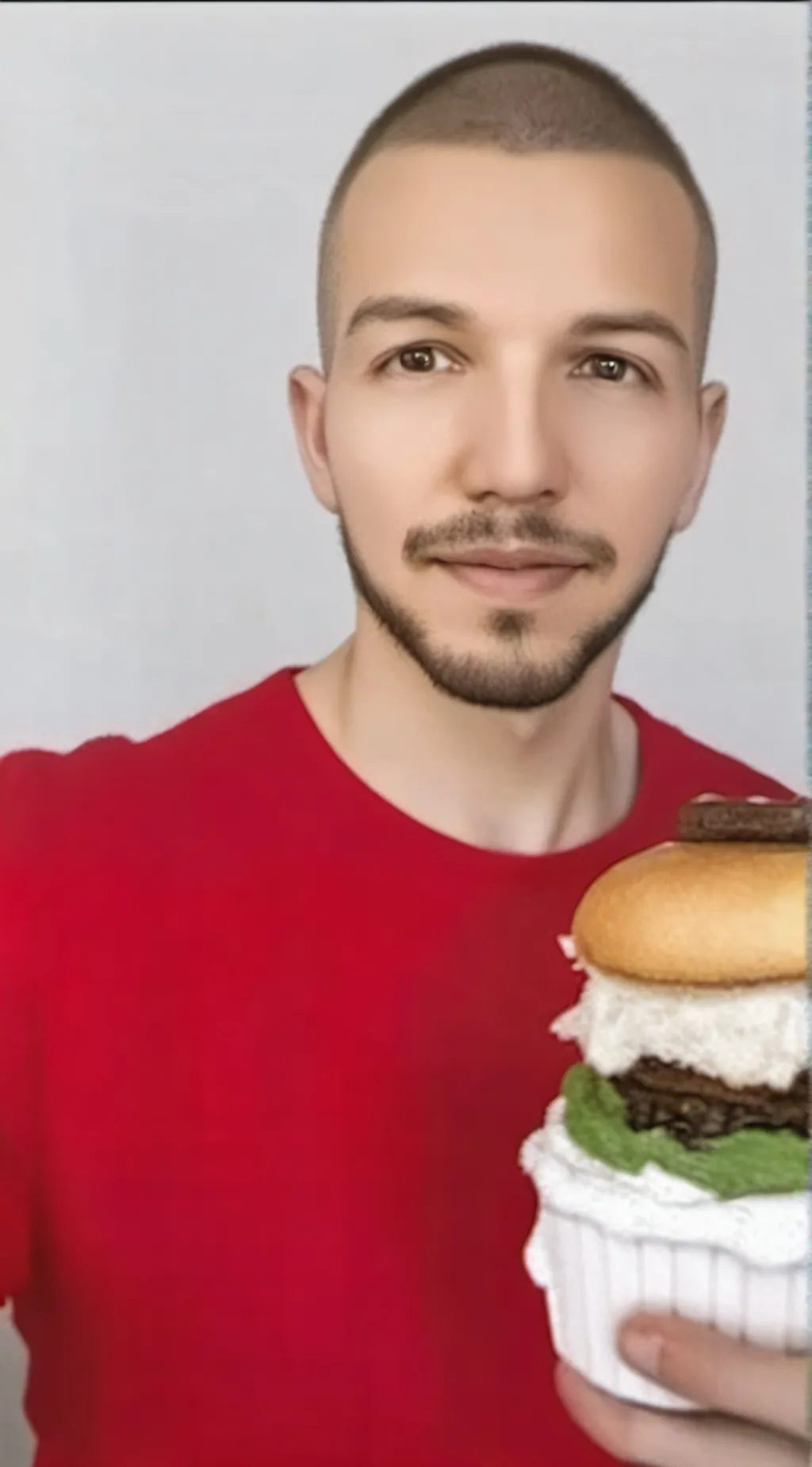 ai character: Nikocado Avocado  background