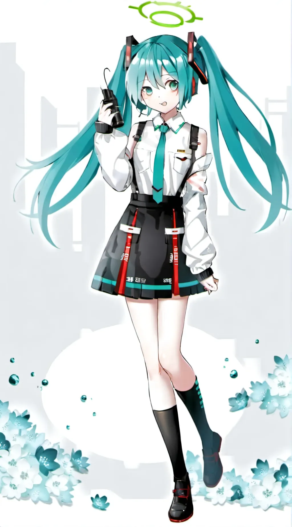 ai character: Hatsune Miku background
