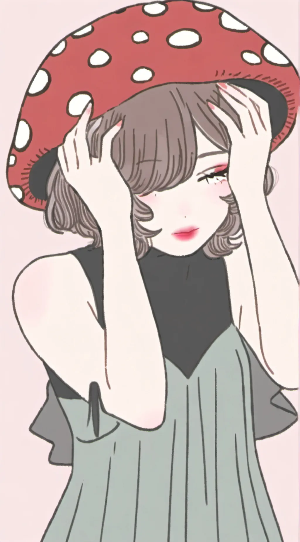 ai character: Kinoko Komori background