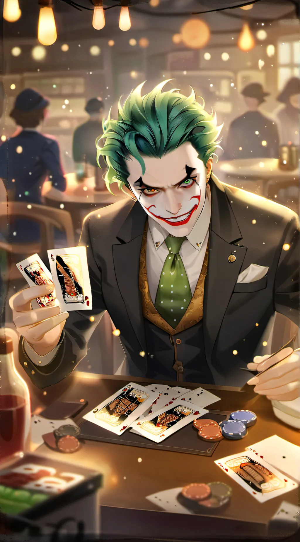 ai character: Joker background