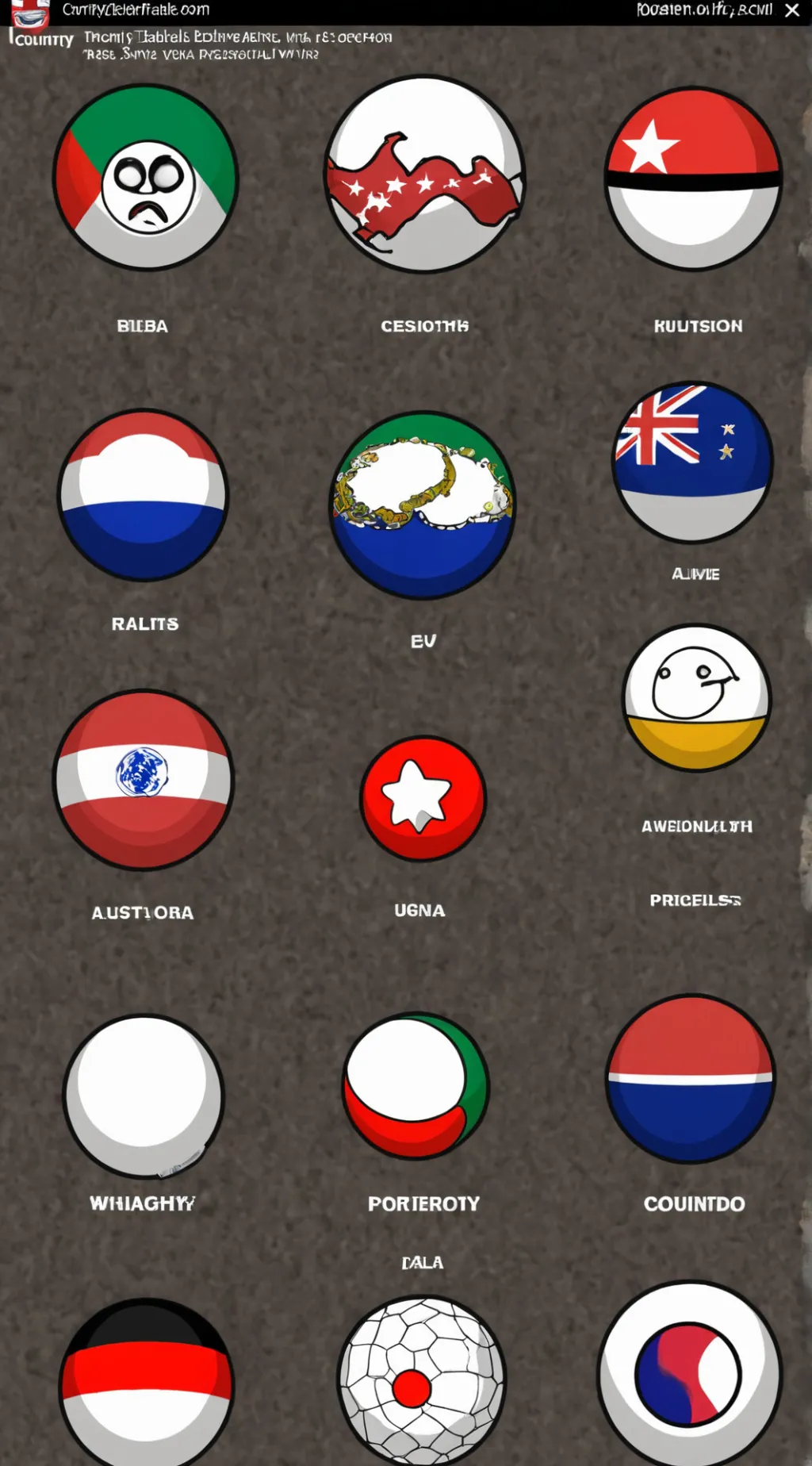 ai character: Fat countryhumans background
