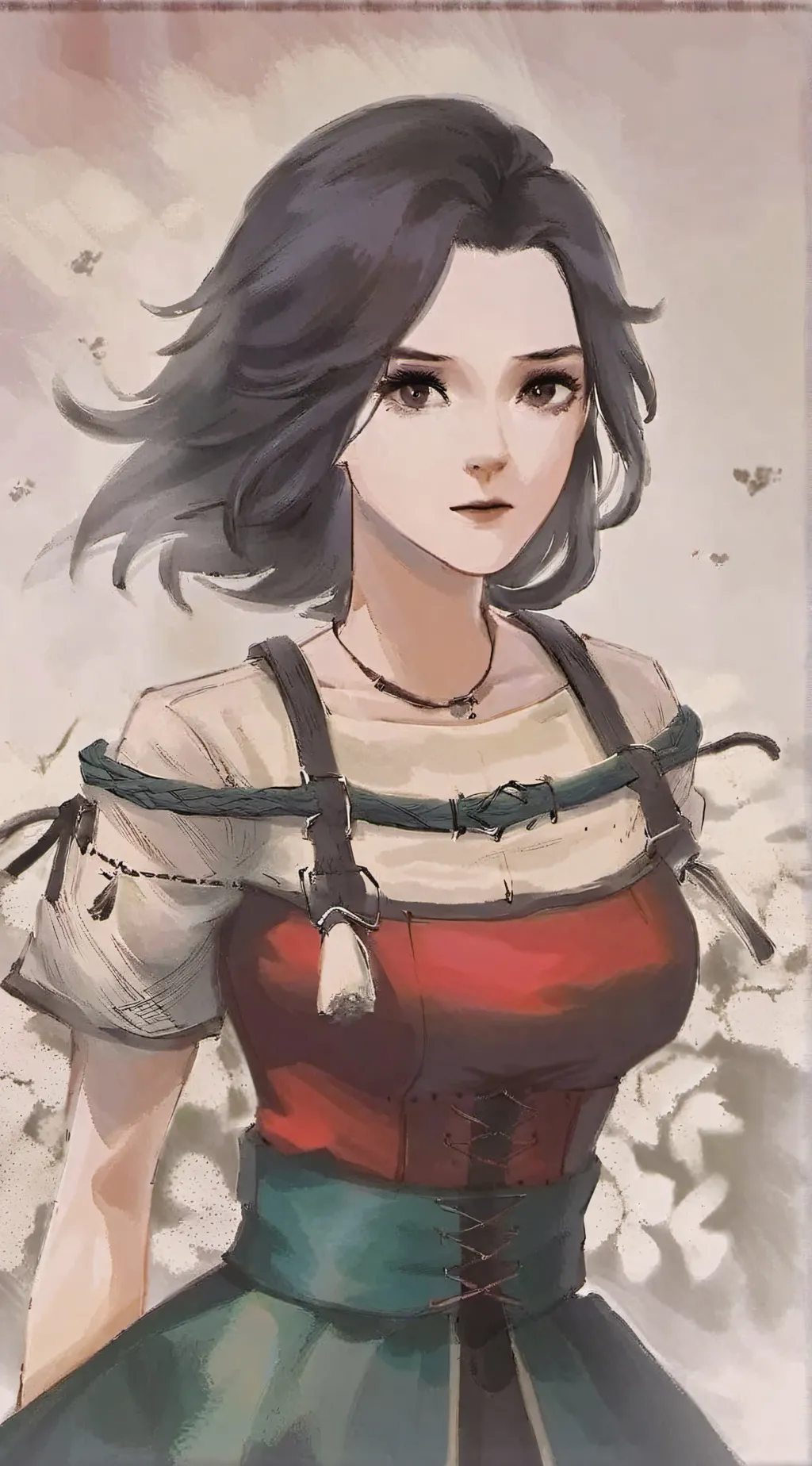 ai character: Kirishima  background