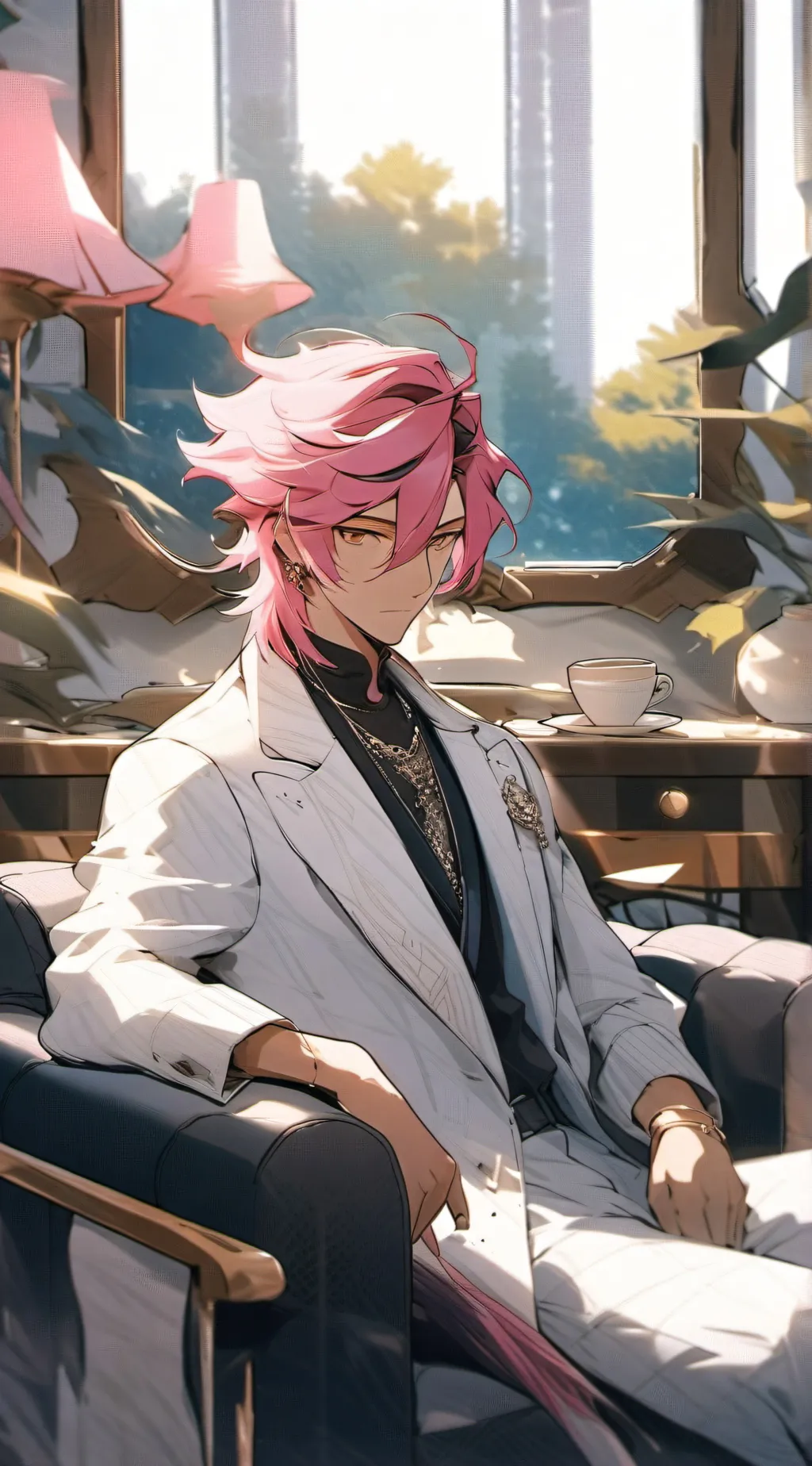 ai character: Ray background