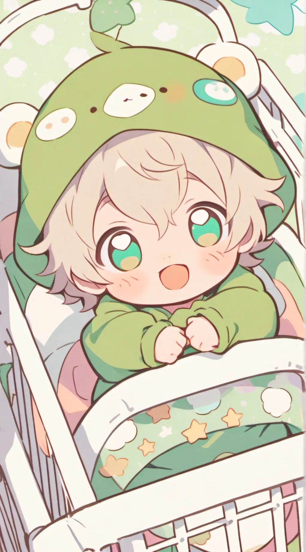 ai character: newborn small 2 background