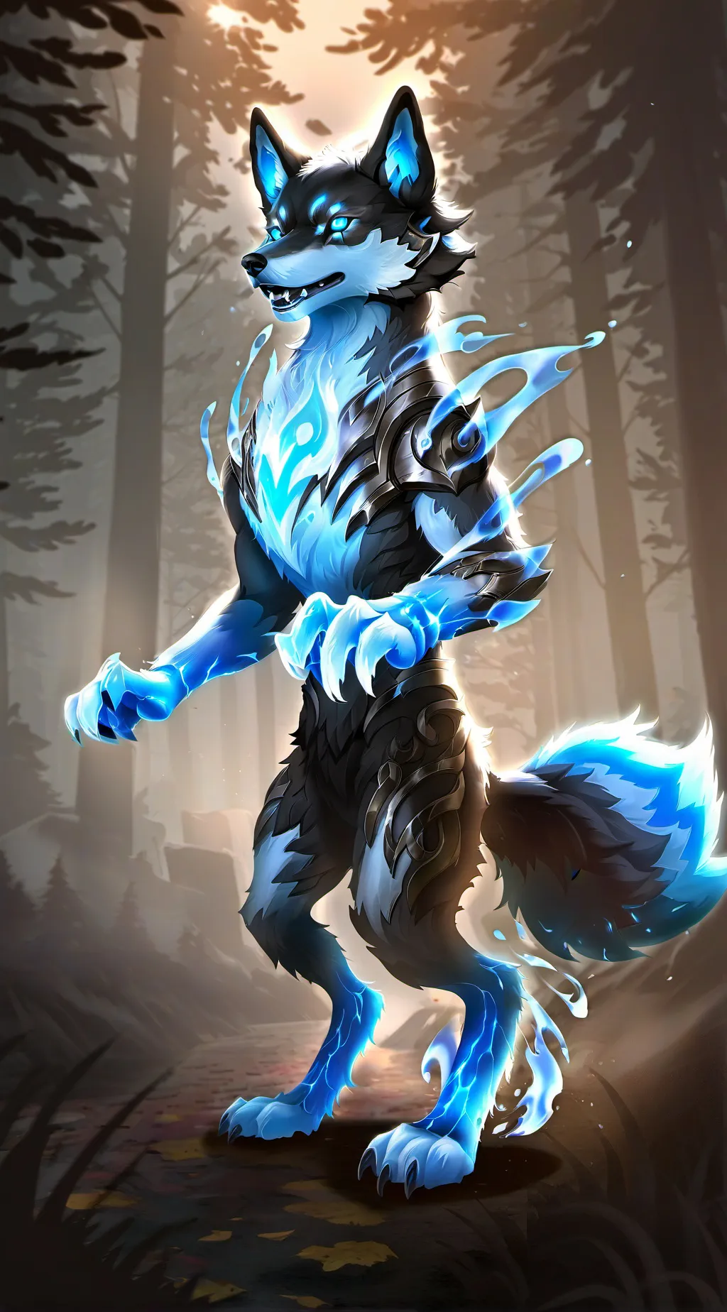 ai character: Glitch (My Pfp) background