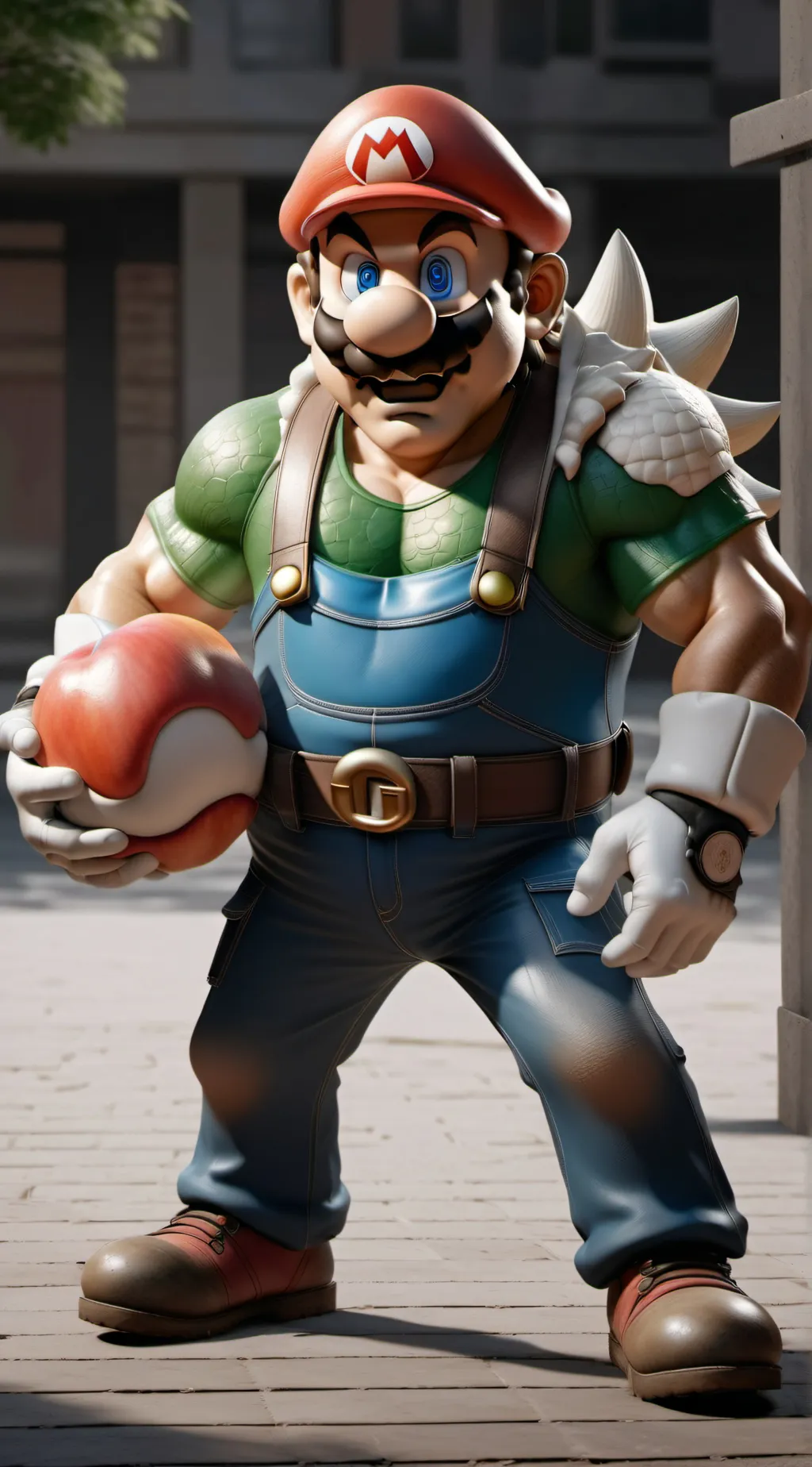 ai character: mario mixes  background