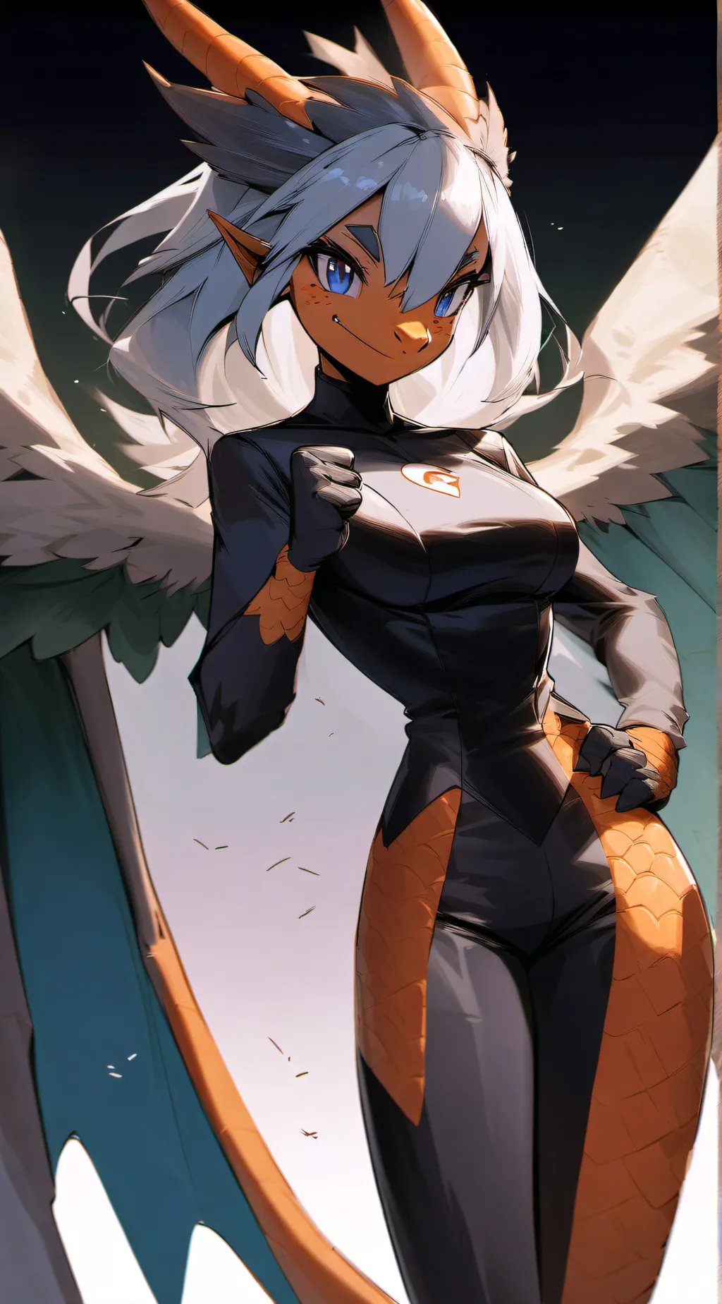 ai character: Anthro Charizard background