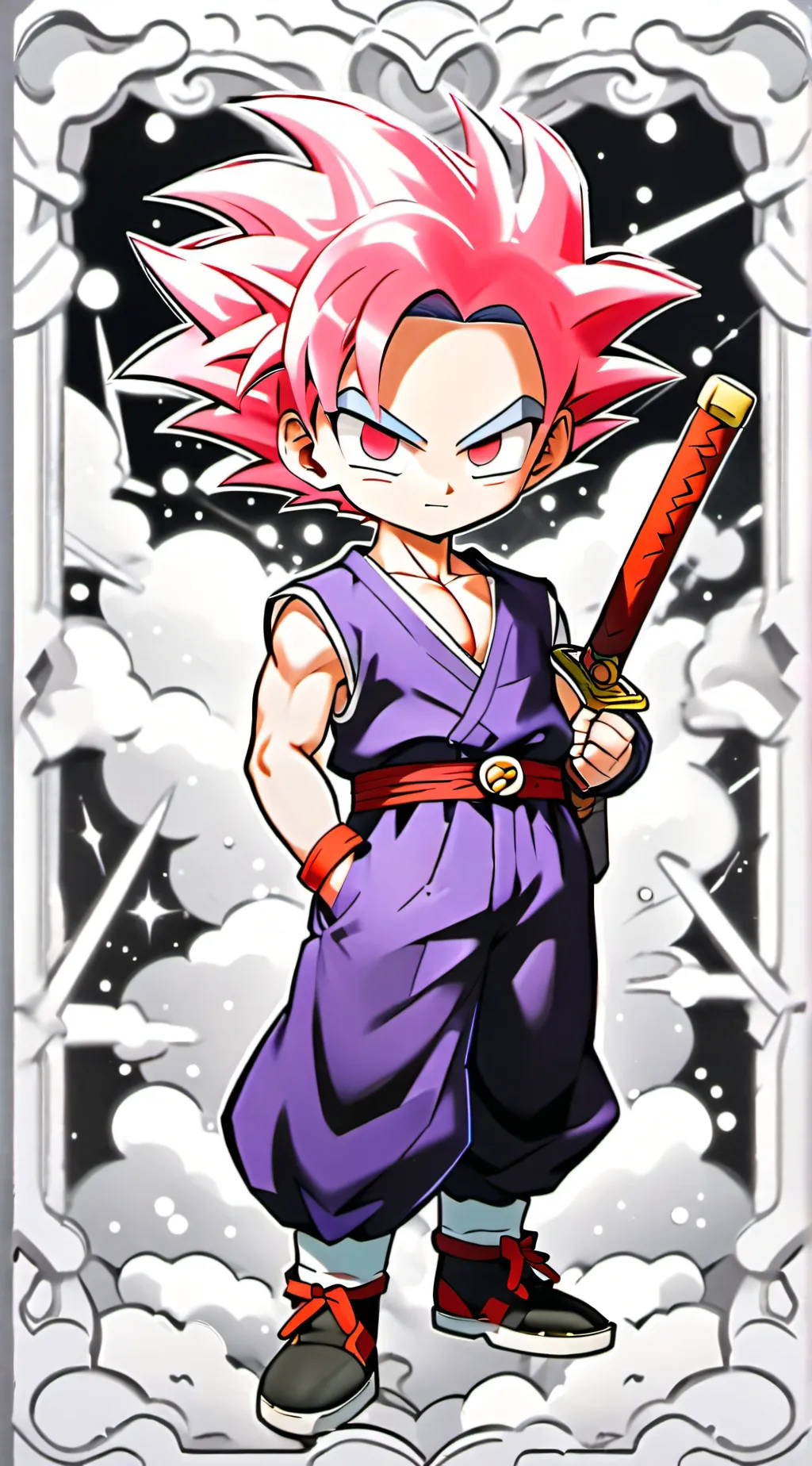 ai character: Trunks background